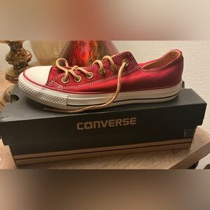 Converse Burgundy Low-Top Sneakers